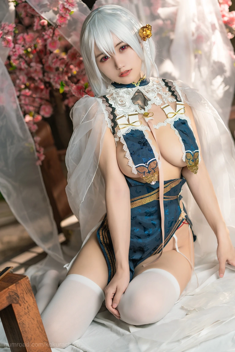 小仓千代《天狼星旗袍》主题写真：20张全套美图