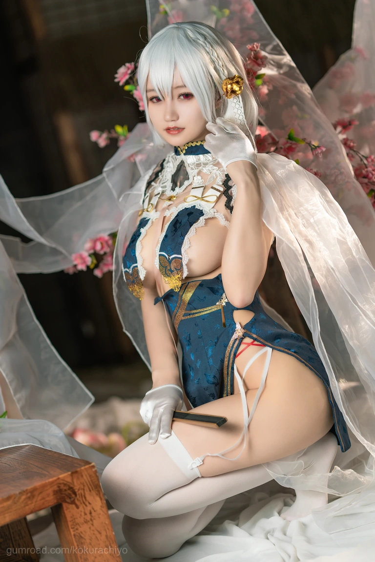 小仓千代《天狼星旗袍》主题写真：20张全套美图