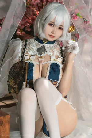 小仓千代《天狼星旗袍》主题写真：20张全套美图