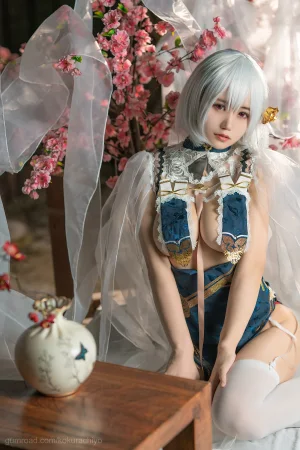 小仓千代《天狼星旗袍》主题写真：20张全套美图