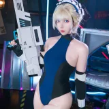 小和甜酒《蔚蓝档案 飞鸟马时女仆》主题写真：31张全套美图