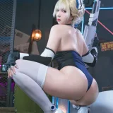 小和甜酒《蔚蓝档案 飞鸟马时女仆》主题写真：31张全套美图