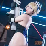 小和甜酒《蔚蓝档案 飞鸟马时女仆》主题写真：31张全套美图