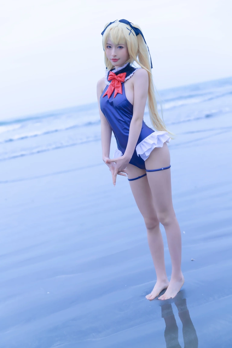 清水由乃《玛丽萝丝 蓝色泳衣》主题写真：32张全套美图