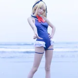 清水由乃《玛丽萝丝 蓝色泳衣》主题写真：32张全套美图