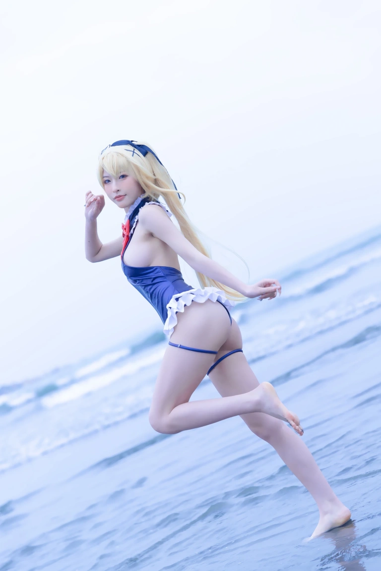 清水由乃《玛丽萝丝 蓝色泳衣》主题写真：32张全套美图