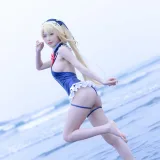 清水由乃《玛丽萝丝 蓝色泳衣》主题写真：32张全套美图
