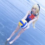 清水由乃《玛丽萝丝 蓝色泳衣》主题写真：32张全套美图