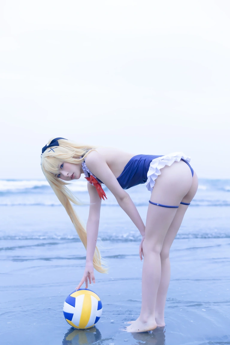 清水由乃《玛丽萝丝 蓝色泳衣》主题写真：32张全套美图