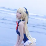 清水由乃《玛丽萝丝 蓝色泳衣》主题写真：32张全套美图