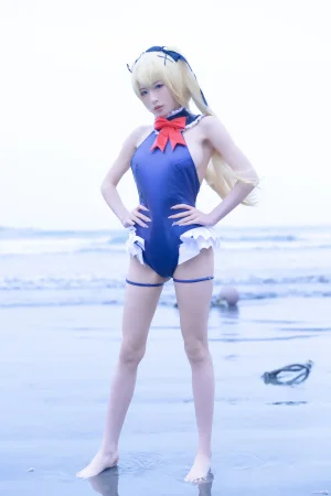 清水由乃《玛丽萝丝 蓝色泳衣》主题写真：32张全套美图