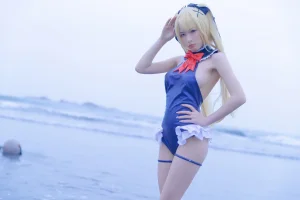 清水由乃《玛丽萝丝 蓝色泳衣》主题写真：32张全套美图