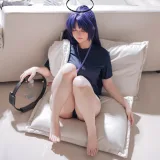 屿鱼《优香体操服》主题写真：40张全套美图