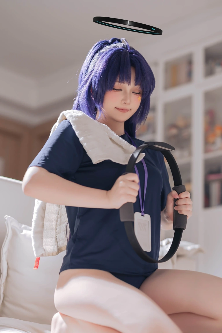 屿鱼《优香体操服》主题写真：40张全套美图