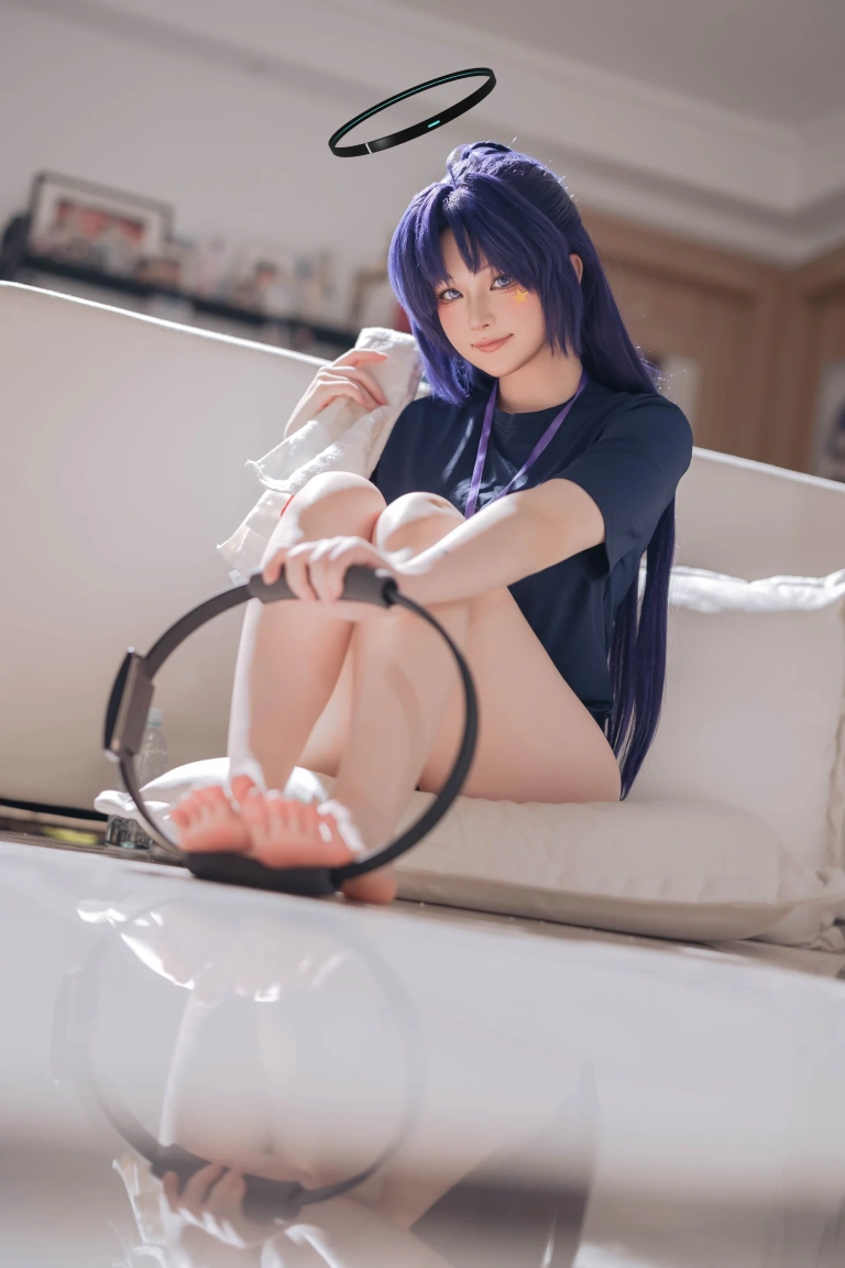 屿鱼《优香体操服》主题写真：40张全套美图