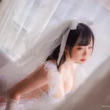 皮皮奶《朦胧婚纱》主题写真：66张全套美图