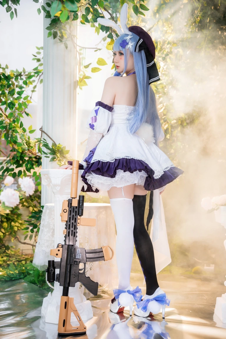 焖焖碳《少女前线 HK-416》主题写真：24张全套美图