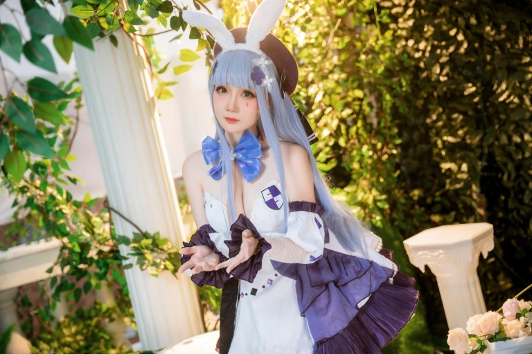 焖焖碳《少女前线 HK-416》主题写真：24张全套美图