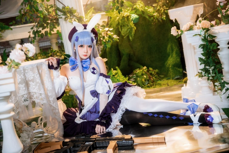 焖焖碳《少女前线 HK-416》主题写真：24张全套美图