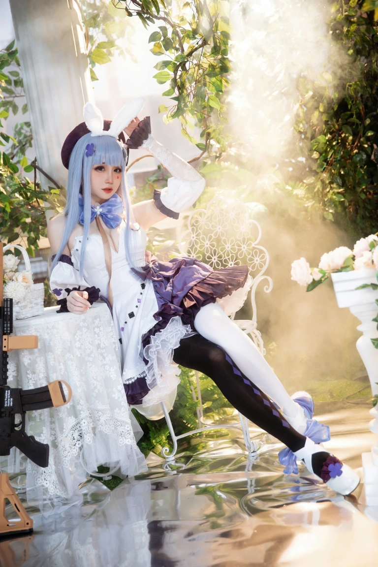 焖焖碳《少女前线 HK-416》主题写真：24张全套美图