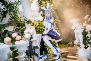 焖焖碳《少女前线 HK-416》主题写真：24张全套美图