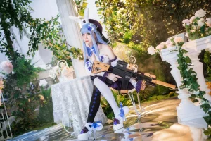 焖焖碳《少女前线 HK-416》主题写真：24张全套美图