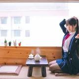 不呆猫《校服JK》主题写真：64张全套美图，含4个视频