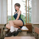 花铃《风纪委员死裤水x游泳课风纪委员》主题写真：93张全套美图