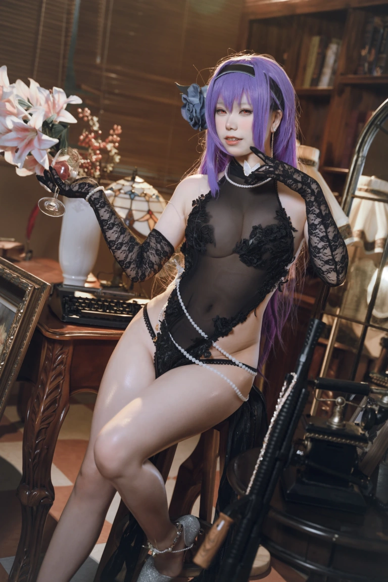 一北亦北《ZB26暗蔷摇曳》主题写真：25张全套美图