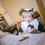 恩田直幸《猫女仆》主题写真：15张全套美图