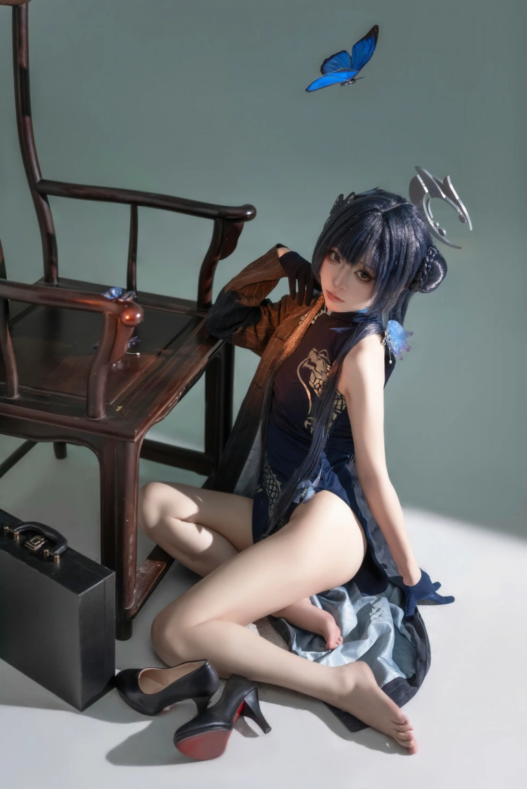 矢量鱼《蔚蓝档案 妃咲》主题写真：24张全套美图
