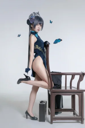 矢量鱼《蔚蓝档案 妃咲》主题写真：24张全套美图