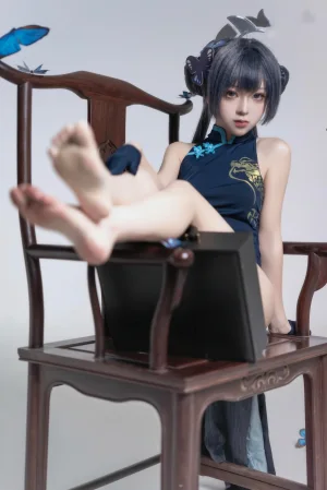 矢量鱼《蔚蓝档案 妃咲》主题写真：24张全套美图