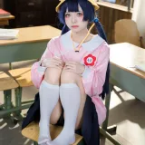 九柒喵《蔚蓝档案 妃咲幼稚园》主题写真：25张全套美图