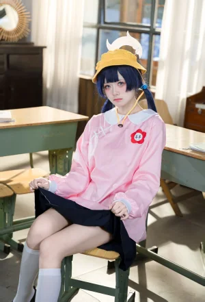 九柒喵《蔚蓝档案 妃咲幼稚园》主题写真：25张全套美图