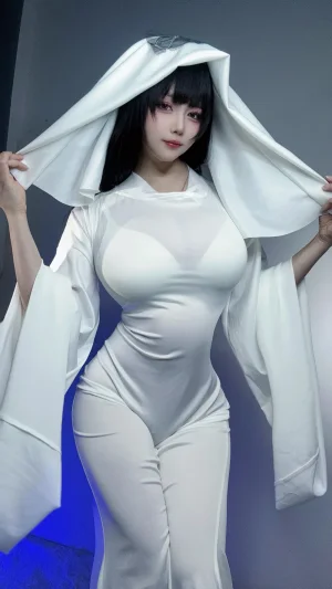 末夜《可爱捣蛋鬼·绝命幽灵娘》主题写真：25张全套美图，含6个视频