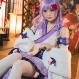 焖焖碳《独角兽和服》主题写真：30张全套美图