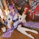 焖焖碳《独角兽和服》主题写真：30张全套美图