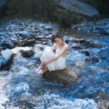 清青琴玖《静花照水》主题写真：37张全套美图