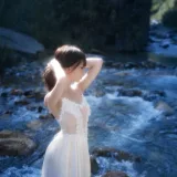 清青琴玖《静花照水》主题写真：37张全套美图