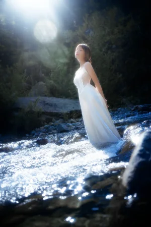 清青琴玖《静花照水》主题写真：37张全套美图
