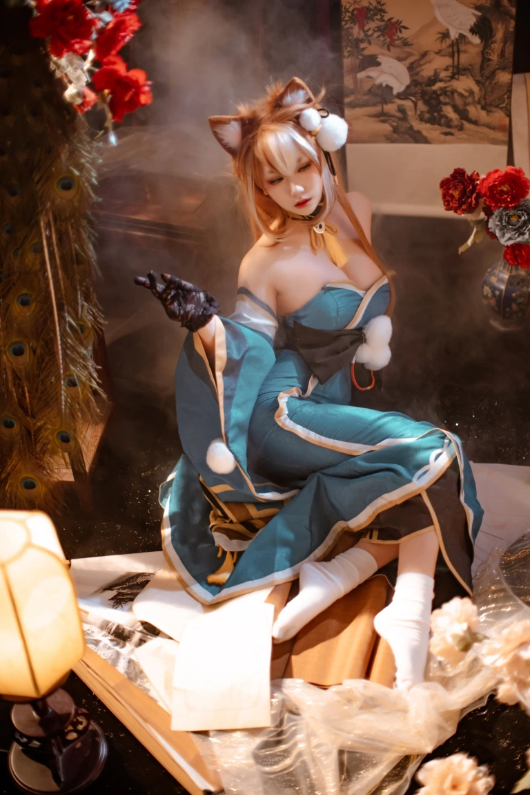 芋圆侑子《原神 希娜小姐》主题写真：15张全套美图