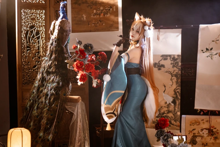 芋圆侑子《原神 希娜小姐》主题写真：15张全套美图