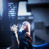 桜桃喵《斯卡蒂》主题写真：16张全套美图