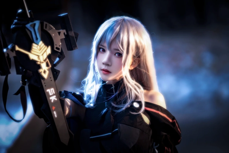 桜桃喵《斯卡蒂》主题写真：16张全套美图