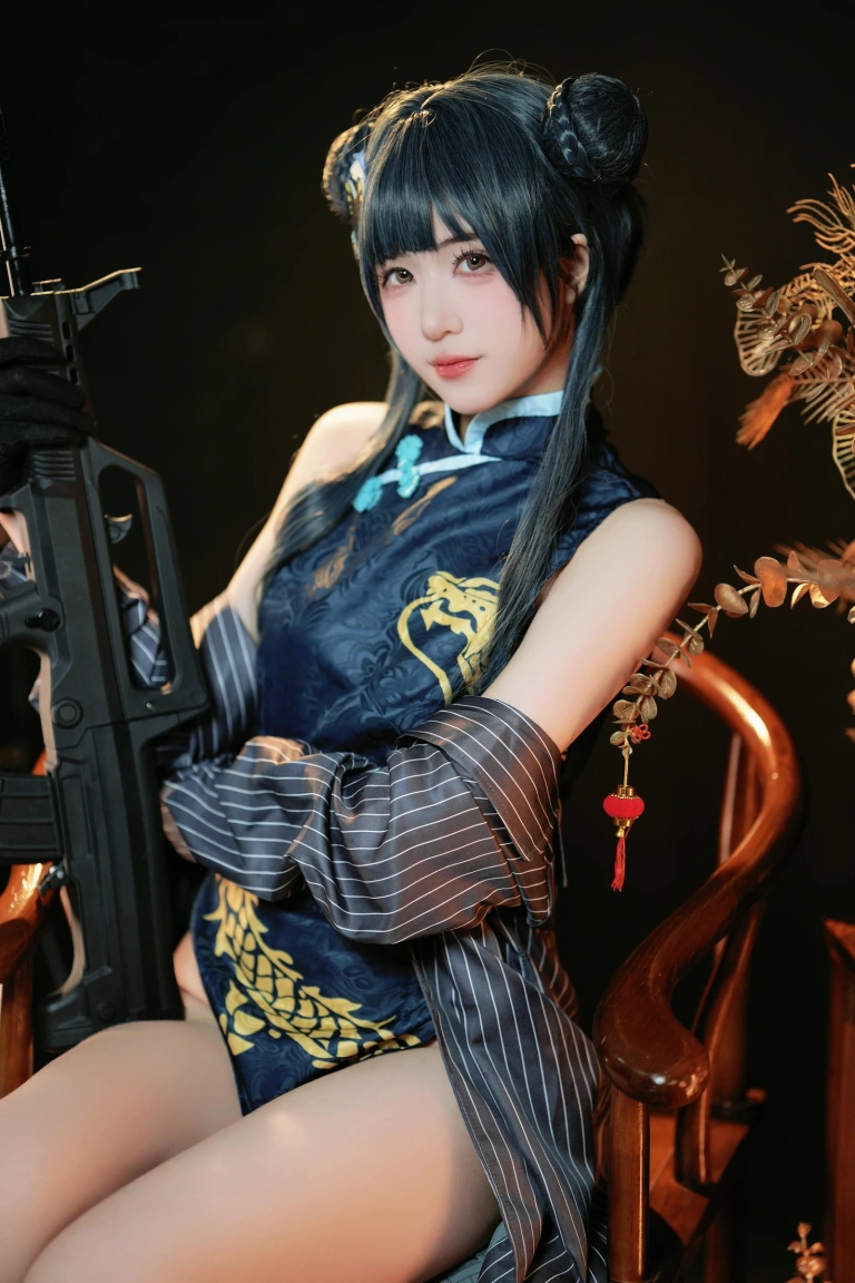 宮本桜《蔚蓝档案 妃咲》主题写真：42张全套美图