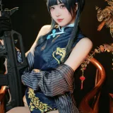 宮本桜《蔚蓝档案 妃咲》主题写真：42张全套美图