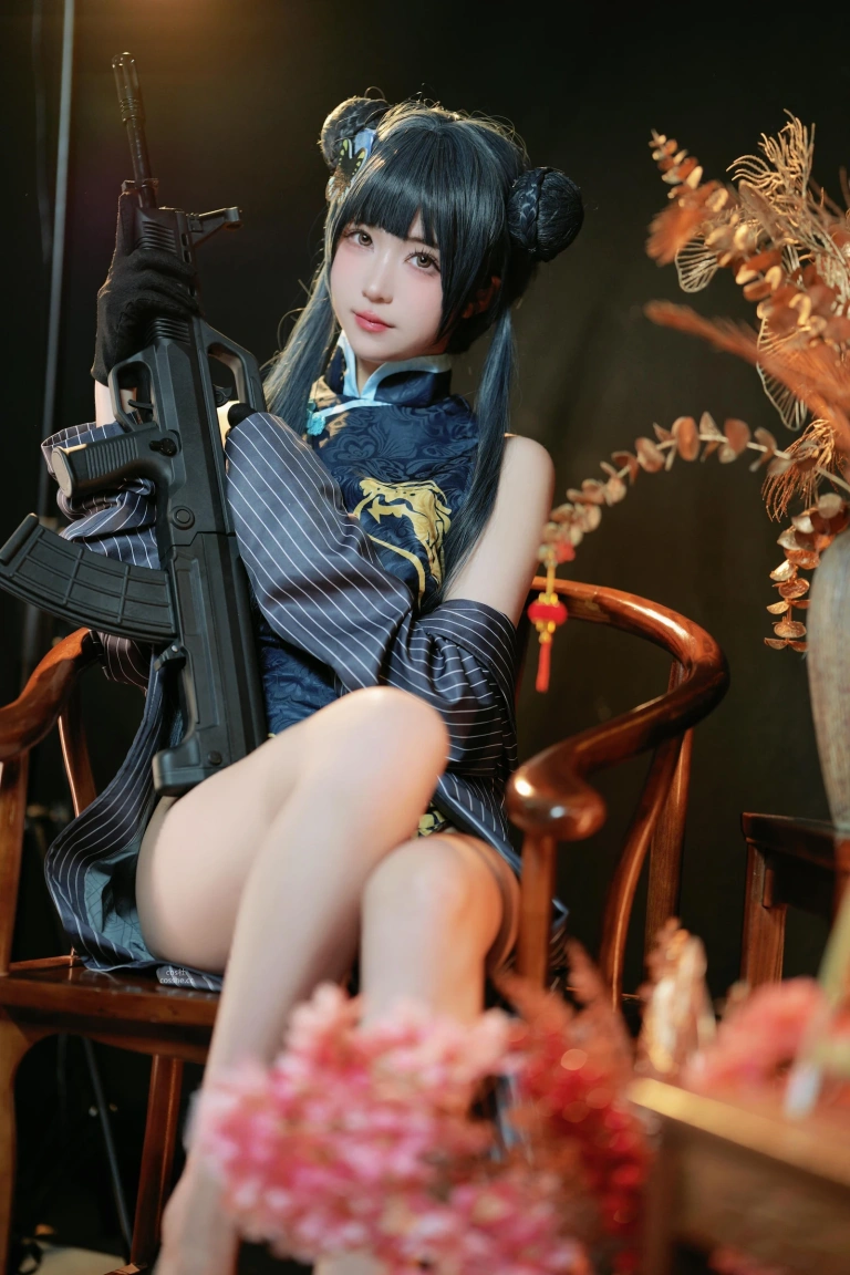 宮本桜《蔚蓝档案 妃咲》主题写真：42张全套美图
