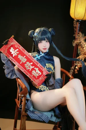 宮本桜《蔚蓝档案 妃咲》主题写真：42张全套美图