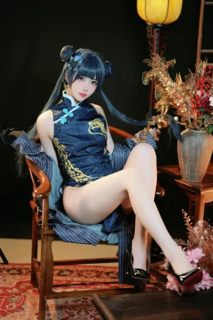 宮本桜《蔚蓝档案 妃咲》主题写真：42张全套美图